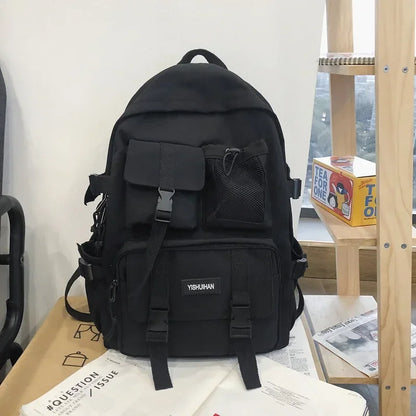 Multifunctional Teen Laptop Backpack – High-Quality Canvas School Bag for Boys & Girls