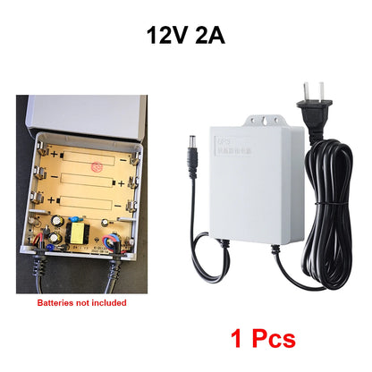 UPS Security Camera Power Cable - 12V 2A Backup Power Supply for CCTV During Power Outages, Battery Not Included