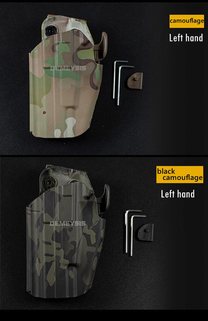 Adjustable Gun Holster — Right/Left Hand Waist Carry Case for Tactical Pistols