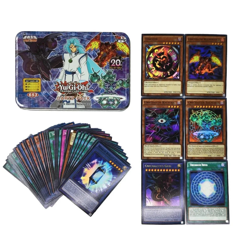 Yu-Gi-Oh! Kaiba Pack 3 Card Deck - English TCG Holographic Blue-Eyes White Dragon Cards with Tin Box