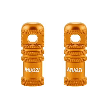 MUQZI 2/4PCS Presta Valve Caps with Core Remover — MTB Tubeless Tire Valve Stem Accessories