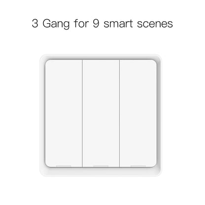 MOES 4-Gang Tuya ZigBee Wireless Scene Switch – Battery-Powered Smart Controller for Tuya Automation