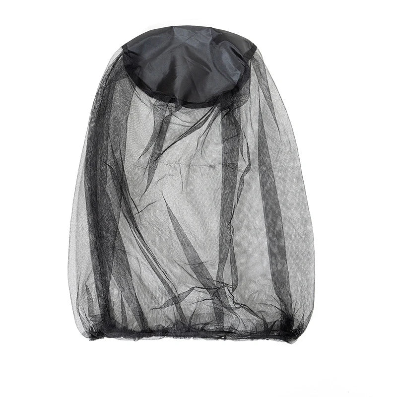 Outdoor Mosquito Net Hat - Breathable Head Face Mesh Cover for Fishing Travel & Camping