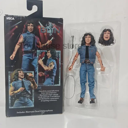 NECA Highway to Hell Angus Young & Bon Scott Action Figure – 18cm Collectible Toy Gift