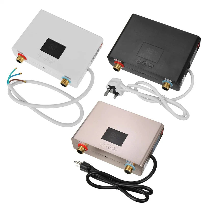 110V/220V Instant Water Heater 3000W/5500W | Wall-Mounted Electric Shower Heater for Bathroom & Kitchen Hot Water