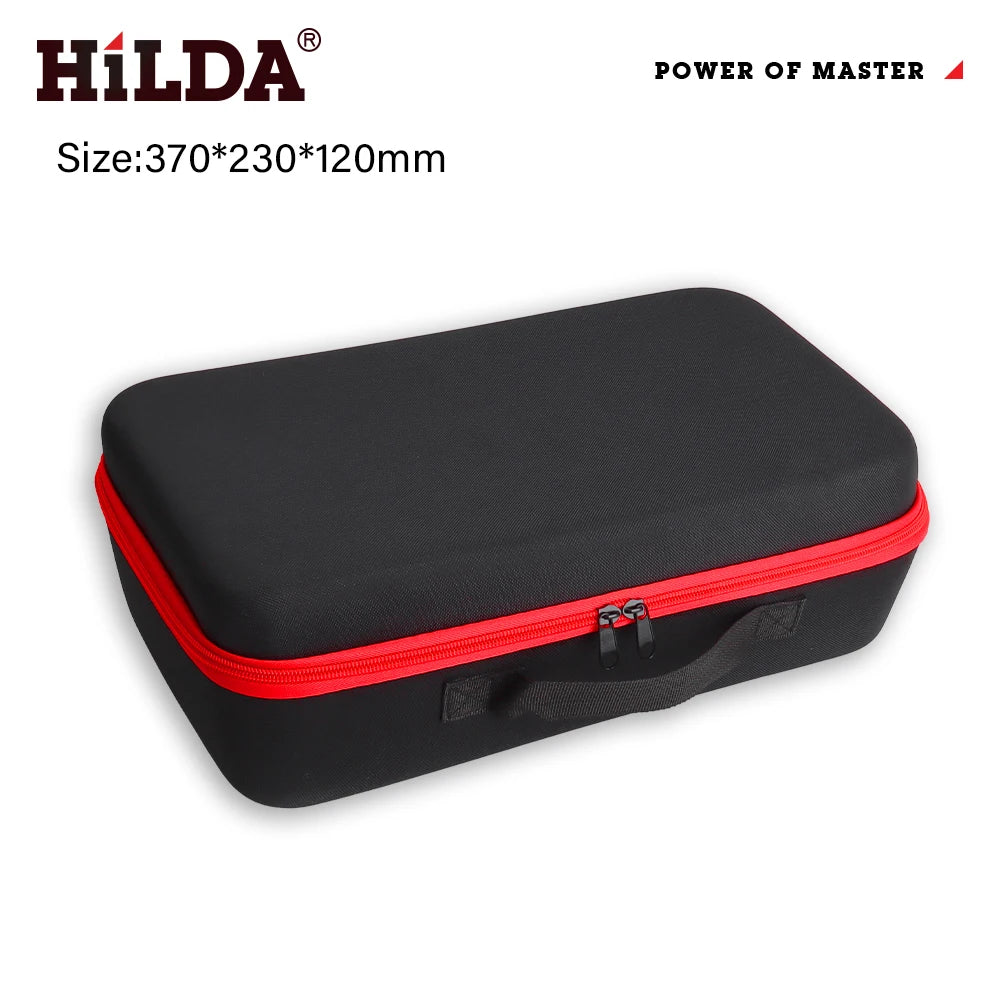 HILDA Large Capacity Waterproof Tools Bag – Electrician Hardware Organizer, 3 Sizes with Red Edges