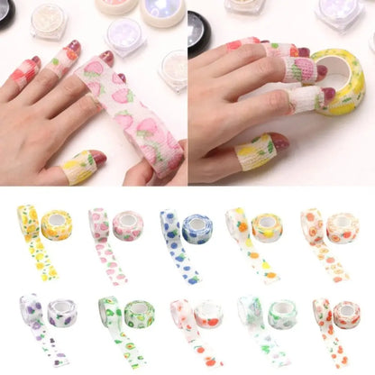 Flex Nail Finger Protection Bandage - Star Heart Self-Adhesive Wrap, Breathable and Protective Manicure Tool
