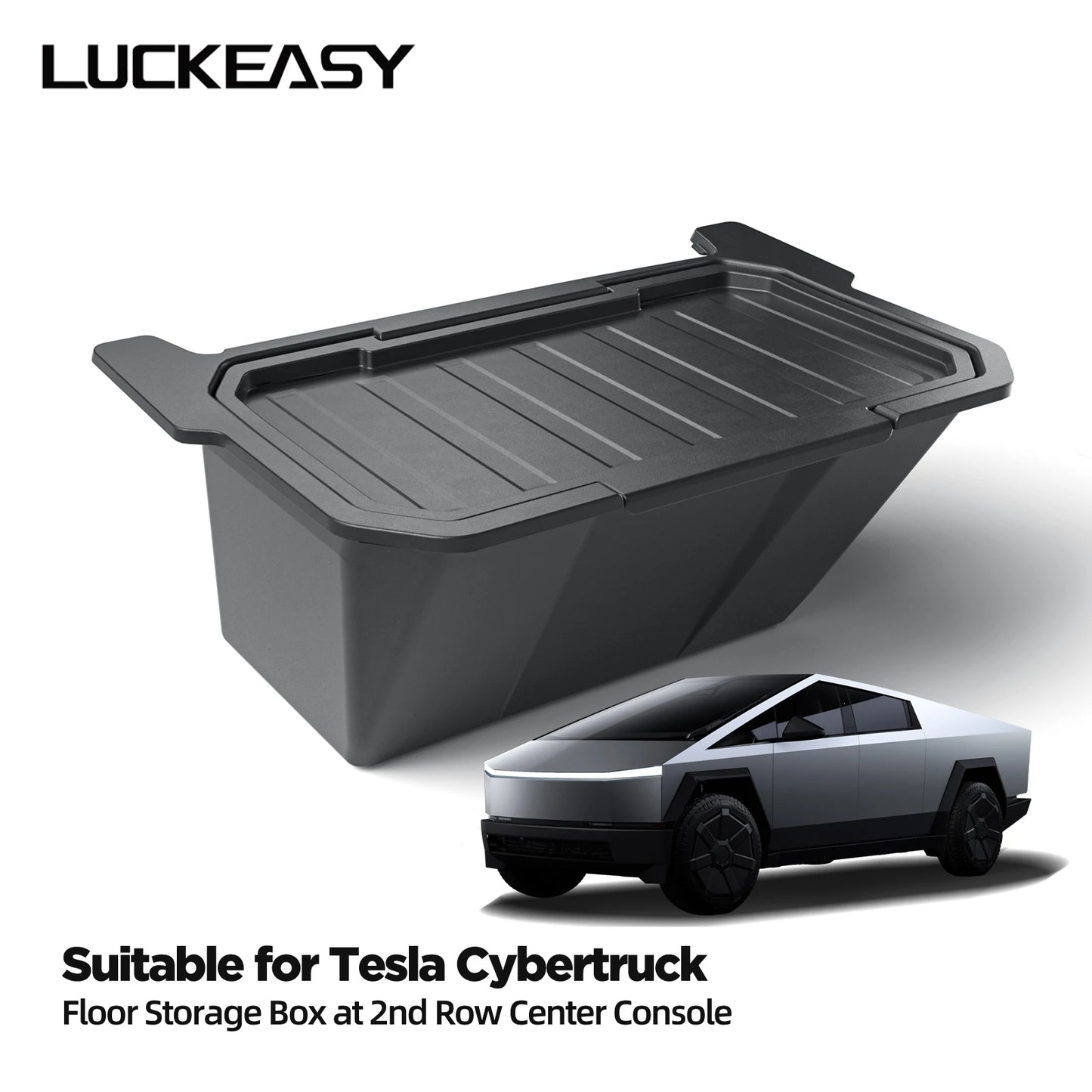 Tesla Cybertruck 2024–2025 Rear Seat Storage Box – Under Air Vent Organizer, Trash Can & Interior Storage Case Car Accessories