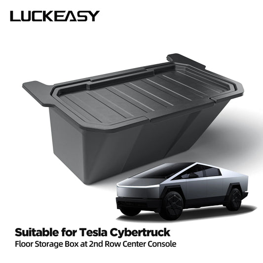 Tesla Cybertruck 2024–2025 Rear Seat Storage Box – Under Air Vent Organizer, Trash Can & Interior Storage Case Car Accessories
