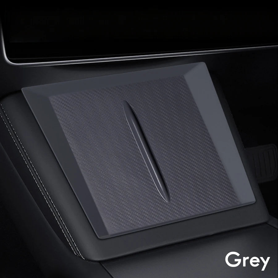 Silicone Wireless Charging Mat for Tesla Model Y Juniper 2025–2026 & Model 3 Highland - Anti-Slip Center Console Protector Pad