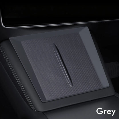 Silicone Wireless Charging Mat for Tesla Model Y Juniper 2025–2026 & Model 3 Highland - Anti-Slip Center Console Protector Pad