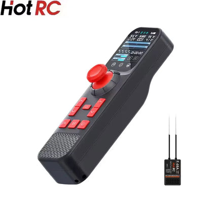 HOTRC DS800 8CH 2.4GHz Radio System - Transmitter Remote Controller with F-08A Receiver for RC Car Boat