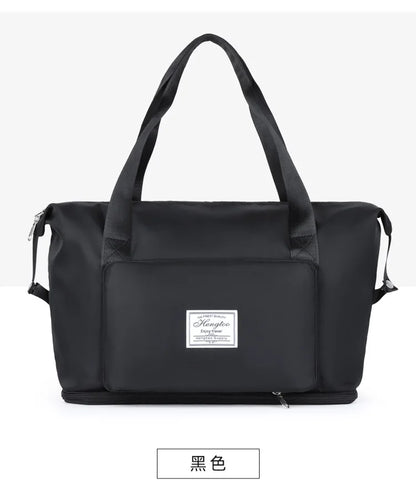 Large Capacity Travel Bag — Expandable, Waterproof, Foldable Luggage Organizer