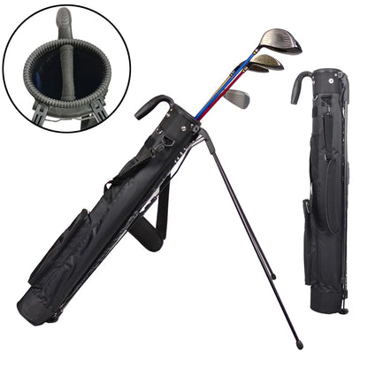 Lightweight Golf Club Bag with Bracket – Waterproof Golf Stand Carry Bag, Golf Gun Rack