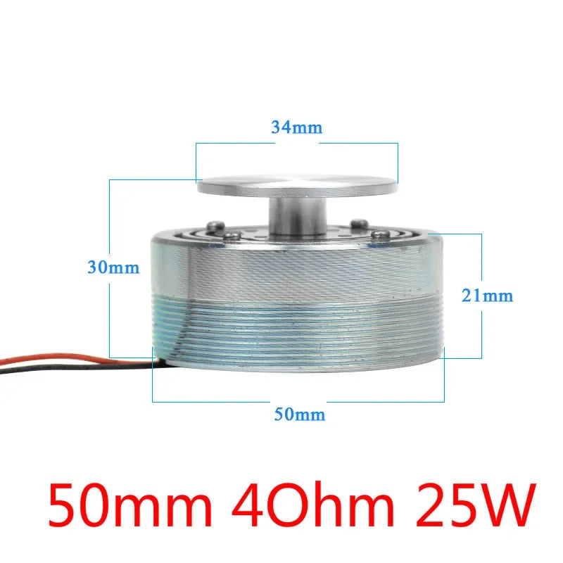 AIYIMA Portable Audio Speaker — 25W/20W Full Range 4Ω/8Ω Vibration Bass Speaker, 44/50MM Resonance Altavoz Portátil