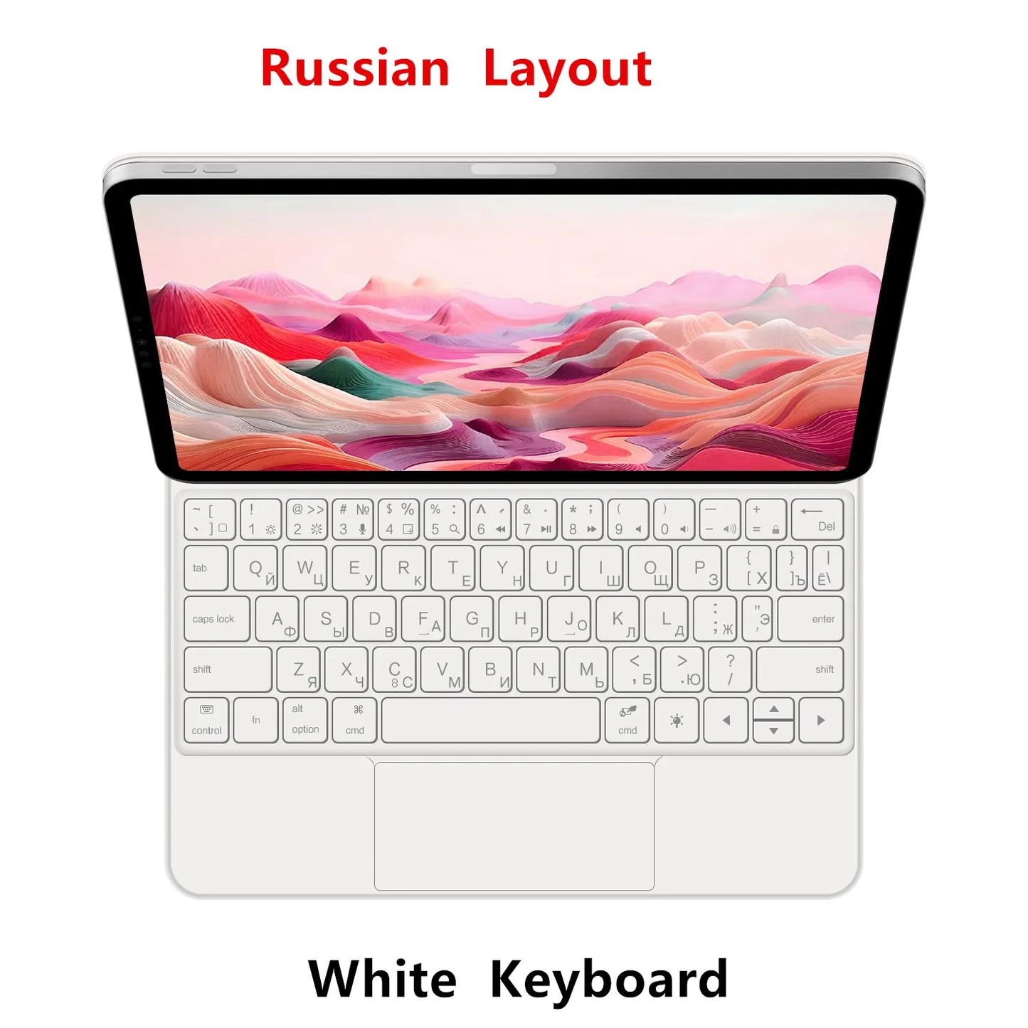 Backlight Magic Keyboard Case for iPad Pro 11/13 & iPad Air 11/13 Inch (2024) – M4/M2 Smart Folio Cover