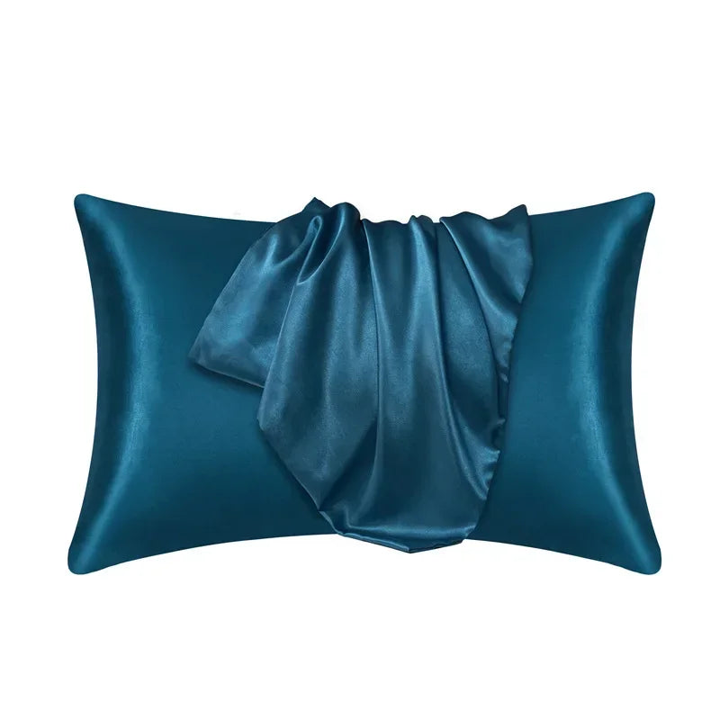 100% Natural Mulberry Silk Pillowcase - Real Silk Hair & Skin Care Bedding Cover with Custom Size Options