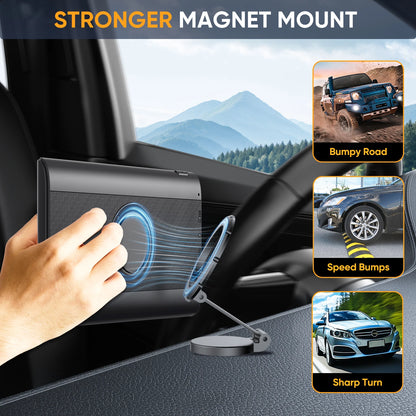 Pionrat 7" Portable CarPlay Screen - Wireless Android Auto Touchscreen with Bluetooth & Navigation