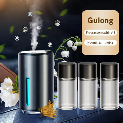Smart Car Air Aromatherapy Diffuser – Adjustable Humidifier & Essential Oil Car Air Freshener