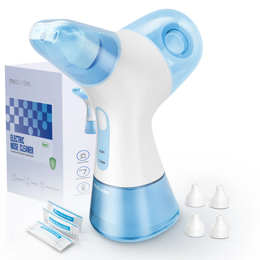 Nasal Irrigation System Sinus Rinse Machine – Water Tank & Waste Collection Nose Cleaner for Sinus Care, Allergy Relief & Deep Nasal Cleaning