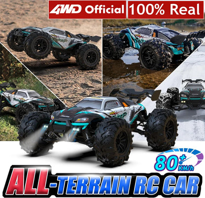 4WD Remote Control Car – Off-Road 4x4 RC High-Speed Buggy Truck, Brushless 50/80KM/H Drift Racing Toy for Kids & Adults
