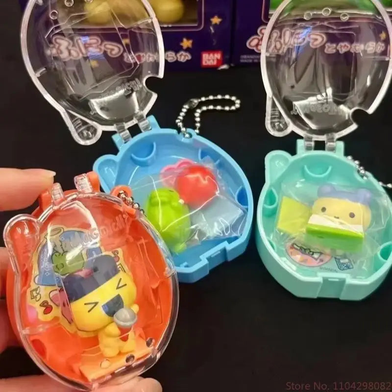 Bandai Tamagotchi Collectible Blind Box - V1–V4 and Paradise Mini Figure Pendants, Cute Bean Dolls and Character Toys