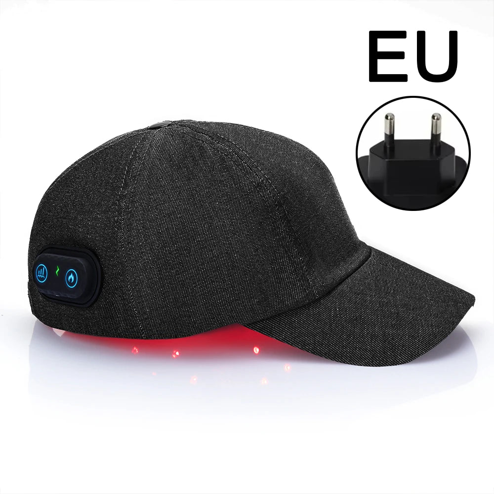 Infrared LED Hair Growth Cap – 660nm & 850nm Red Light Therapy for Hair Regrowth & Scalp Care