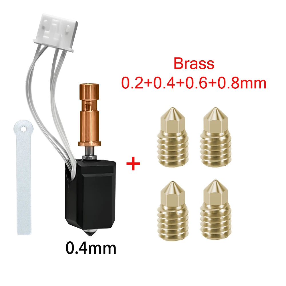 Anycubic Kobra S1 Ceramic Hotend - 24V 48W Rapid Heating 300℃ Upgrade 3D Printer Extruder Head
