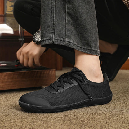 SNORW Wide Barefoot Shoes - Zero Drop Casual Sneakers for Men & Women, Perfect for Outdoor Trail Running