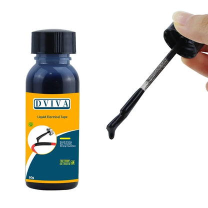 Liquid Electrical Tape Insulating Paste - Fast-Drying High-Temperature Sealant for Wire, Cable & Line Repairs