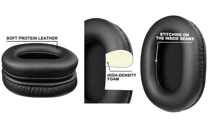 KUTOU Replacement Ear Pads for Audio Technica ATH M50X/M70/M40X/M30X & 7506 – Soft Cushion Covers