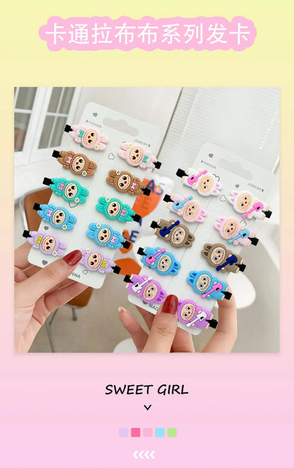 60pcs Cartoon Anime Hair Clips for Girls Kawaii Kids Hair Accessories Gifts