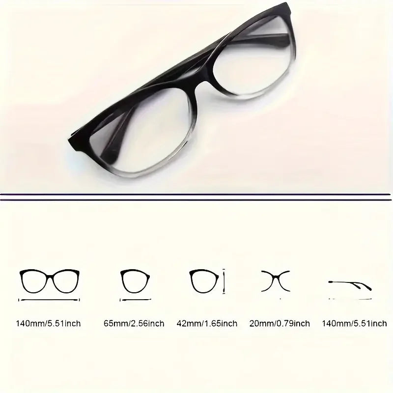 Multifocal Reading Glasses - Auto-Adjusting Bifocal Readers for Women & Men