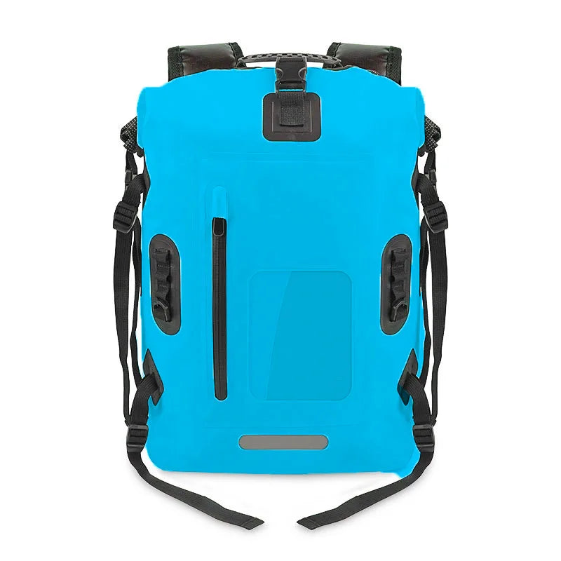 30L Waterproof Drift Bag – Swimming Backpack for River Trekking, Diving, Rafting, Canoeing & Kayaking, Wet/Dry PVC Camping Bag
