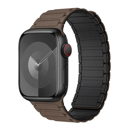 Magnetic Silicone Loop Strap for Apple Watch — 38mm-49mm iWatch Series 3-9 & SE Ultra 2