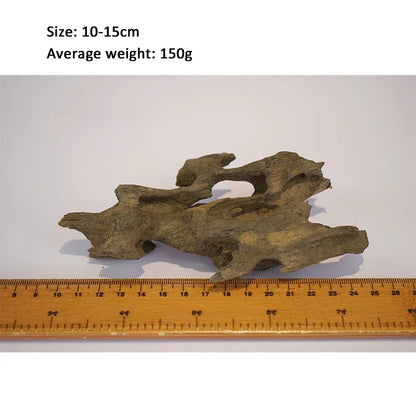 Natural Wooden Driftwood Aquarium Decor – Porous Fish Tank Decoration for Crabs, Shrimp & Fish