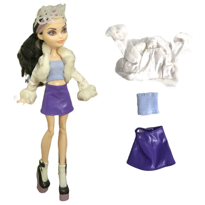 11-Inch Doll Clothes for 1/6 Dolls – Casual Dress & Fashion Outfits for 27 CM Girls' Dolls, DIY Toy Clothing