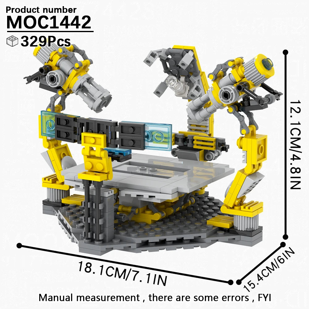 MOOXI Movie Series MOC BrickHeadz Building Blocks Set – DIY Educational Toy for Kids