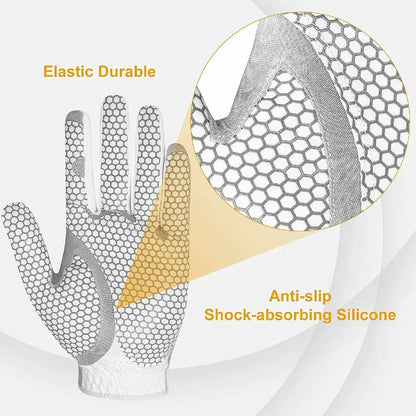 Premium Men’s Golf Glove – Left Hand, Breathable, Non-Slip, Shock Absorbing, Perfect for Gifting