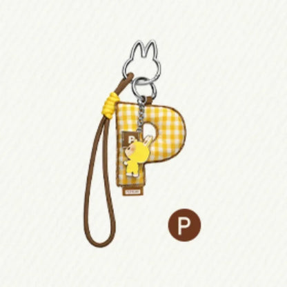 POP MART Labubu The Monsters Pin — Love Series Letter Pendant Blind Box, Mystery Toy Figure Ornament