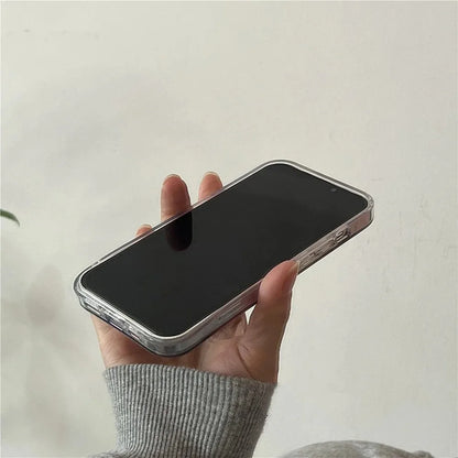 Cute Dopamine Color Block Plaid Clear Case – Checkered Soft Cover for iPhone 16, 15, 14, 13, 12, 11, Pro Max, XS, XR, SE, 7, 8 Plus