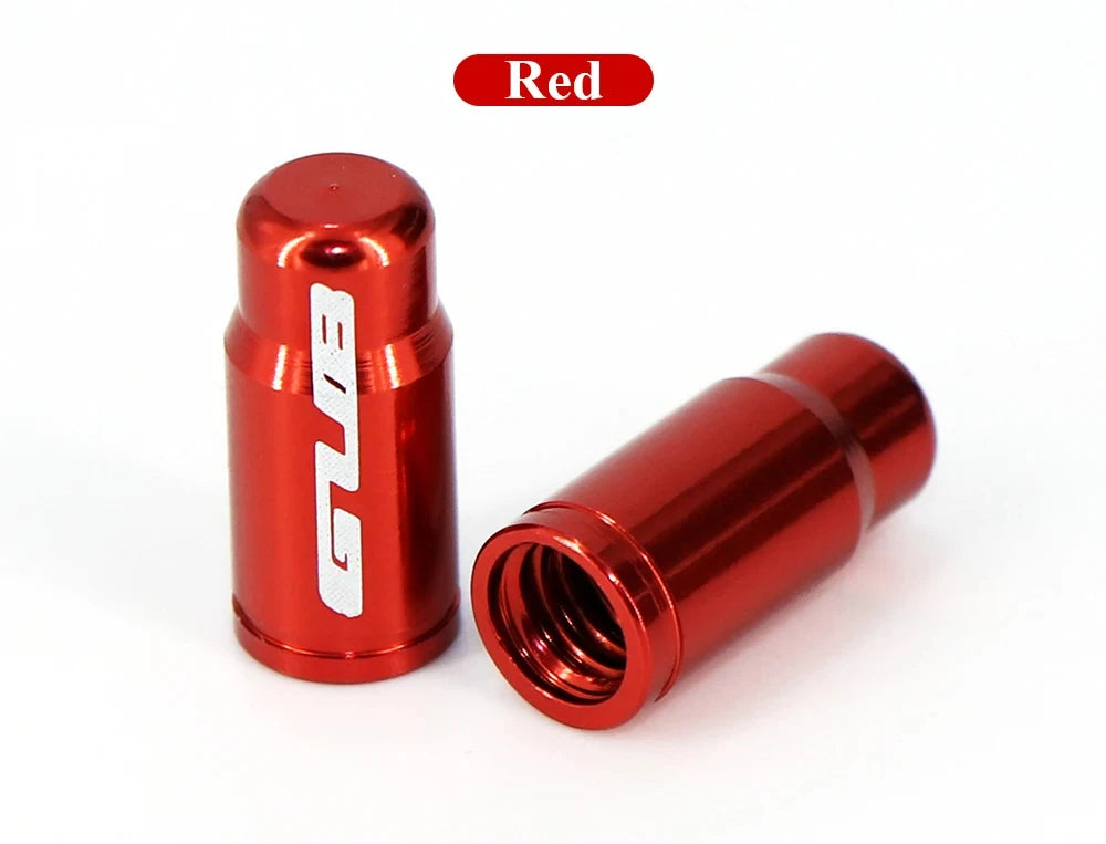 RISK 4-in-1 Bike Valve Core Wrench – Portable Road Bicycle Tool with 2 Presta Valve Caps for Installation & Removal