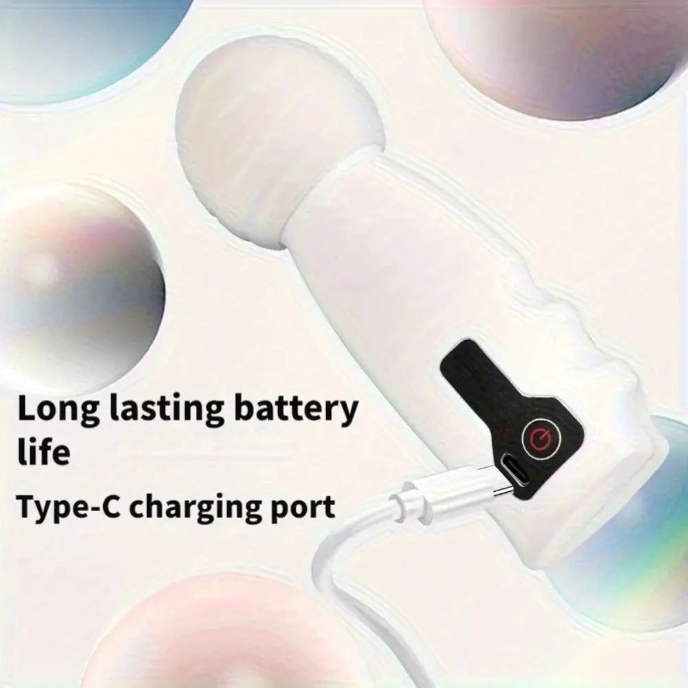Adjustable Mini Fascia Massager – Soft, Wear-Resistant Deep Tissue Head Massage Device with 4-Speed Comfort