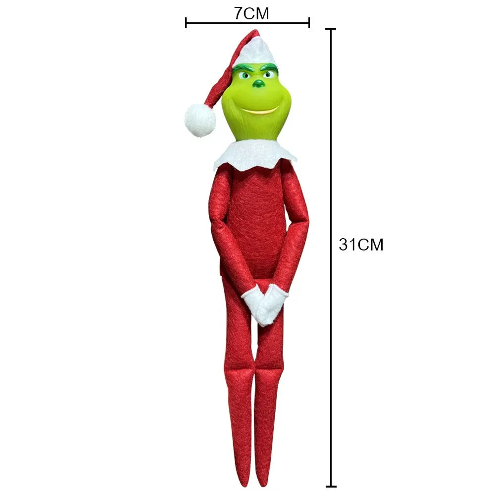 2025 New Anime Christmas Doll – PVC Action Figure Toy for Desk, Bookshelf, and Holiday Gift