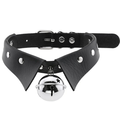 Harajuku Cosplay Rivet Star Punk Rock Gothic Collar — Sexy PU Leather Heart Cross Spike Choker Jewelry for Women