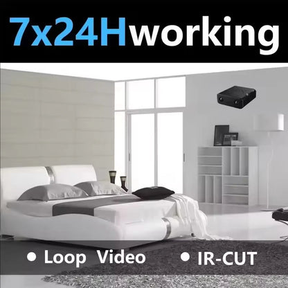 XD Mini 4K Full HD WiFi Security Camera – Night Vision Waterproof Home Surveillance Video Recorder with Remote Monitoring