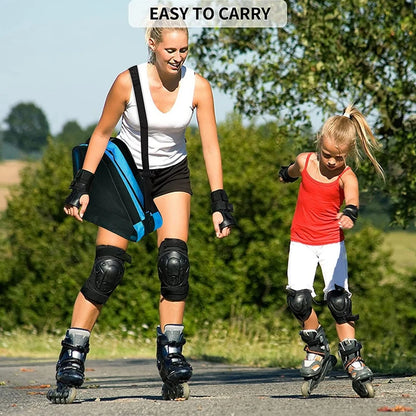 Portable Roller Skates Bag | Ice Skating Bag with Large Capacity | Breathable Kids Inline Skates Storage Bag