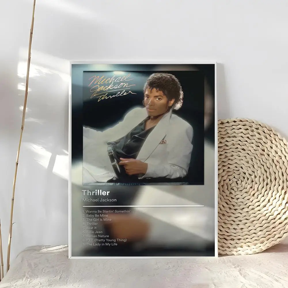 Michael Jackson Aesthetic Wall Art Poster - Modern Music Legend Print for Bedroom, Living Room & Office Decor