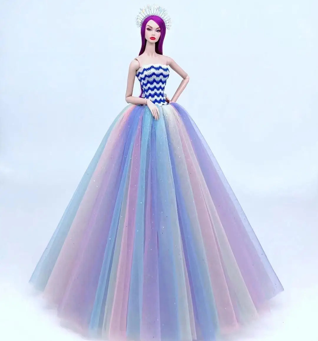 Barbie & 30cm BJD Doll Clothes — Princess, Wedding & Long Gown Dress Accessories for Doll Houses