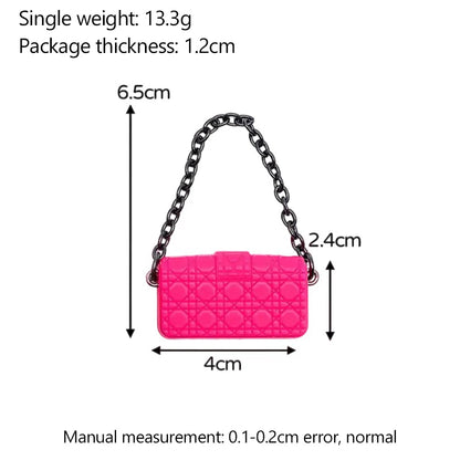1:12 Dollhouse Miniature Shoulder & Crossbody Bags – Decorative Toy Accessories for Dollhouse Collectors